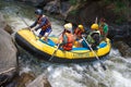 Rafting Chiangm Rafting extreme  fun. Royalty Free Stock Photo